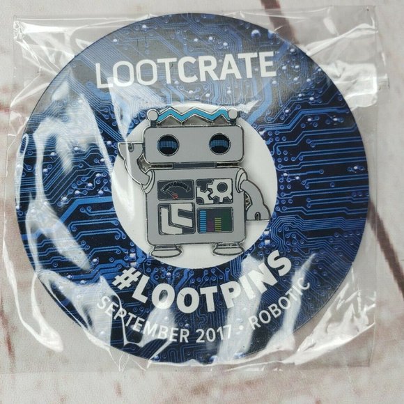 Loot Crate September 2017 Robotic Pin #LootPins - Picture 8 of 10